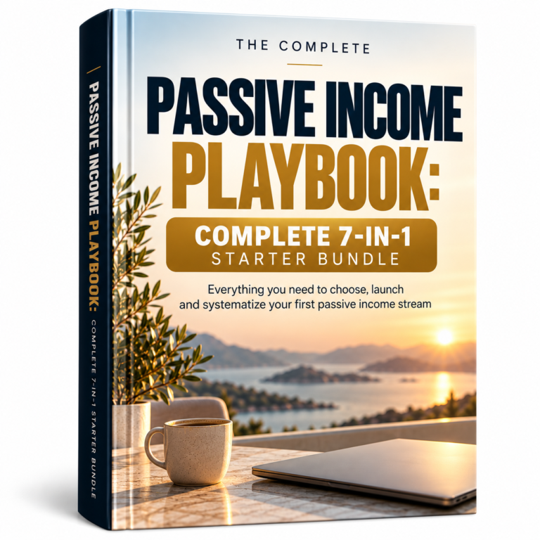 Passive Income Playbook: Complete 7-in-1 Starter Bundle